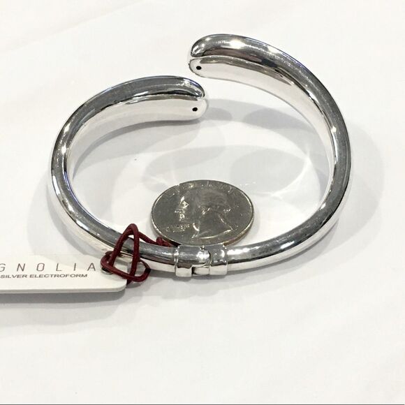 NWT Sterling Silver Hinged Bypass Wrap Bracelet - Picture 7 of 10